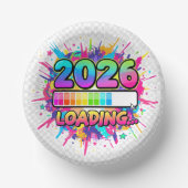 2026 Loading... Progress Bar Sticker ペーパーボウル (正面)