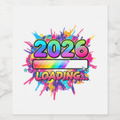 2026 Loading... Progress Bar Sticker ワインラベル (シングルラベル)