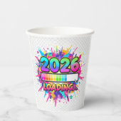2026 Loading... Progress Bar Sticker 紙コップ (正面)