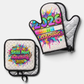 2026 Loading... Progress Bar Sticker 鍋つかみ&鍋敷きセット (正面/裏面)