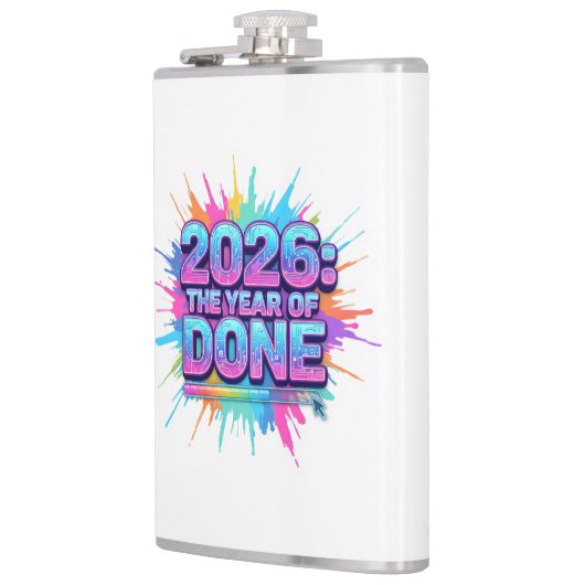 2026 Loading... Progress Bar Sticker | Vibrant New フラスク (左)