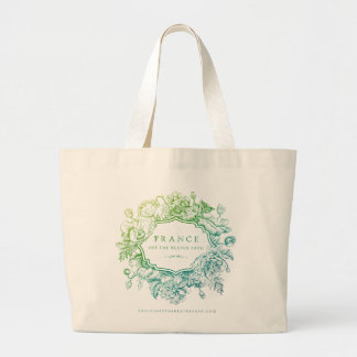 2026 logo green color tote bag, long handle ラージトートバッグ