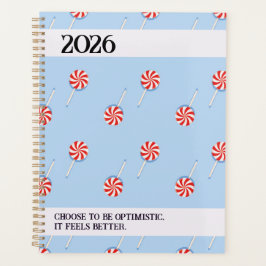 2026 Lollipop Pattern Spiral Planner プランナー手帳