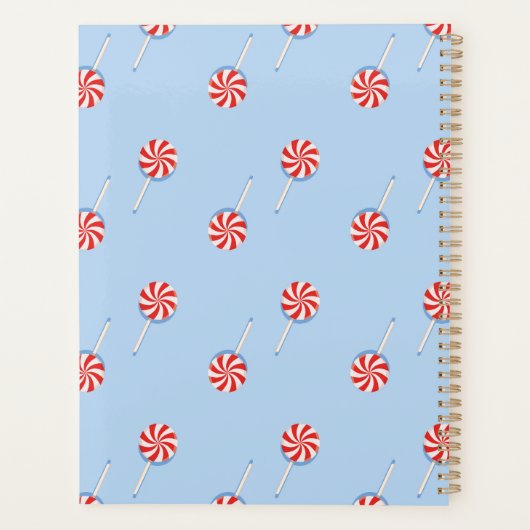 2026 Lollipop Pattern Spiral Planner プランナー手帳 (裏面)