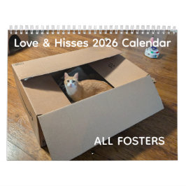2026 Love & Hisses Calendar - ALL FOSTERS カレンダー