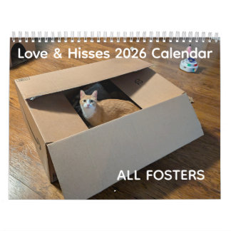 2026 Love & Hisses Calendar - ALL FOSTERS カレンダー
