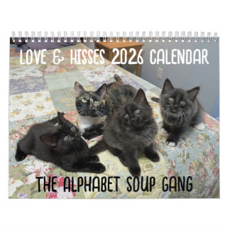 2026 Love & Hisses Calendar - Alphabet Soup Gang カレンダー