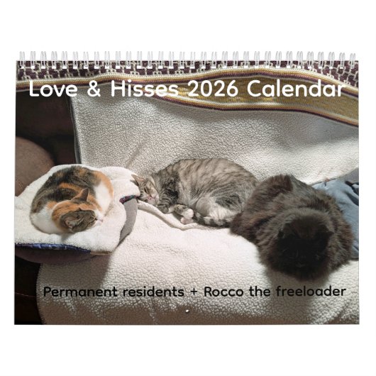 2026 Love & Hisses Calendar - Permanent Residents カレンダー (カバー)