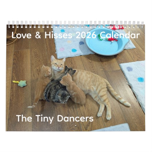 2026 Love & Hisses Calendar - The Tiny Dancers カレンダー (カバー)