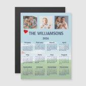 2026 Magnet Photo Calendar Golf Theme (正面/裏面)