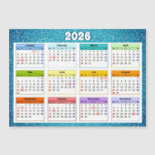 2026 Magnetic Calendar (正面)