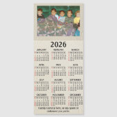 2026 Magnetic Calendar with Your Photo and text (正面)