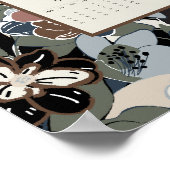 2026 Magnolia Floral Calendar Poster ポスター (角)