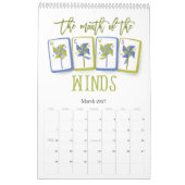 2026 Mahjong Time Wall  カレンダー (3月 2027)