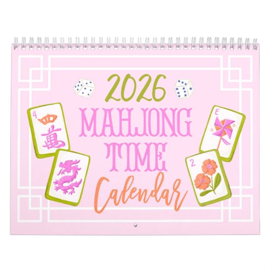2026 Mahjong Time Wall Calendar カレンダー (カバー)
