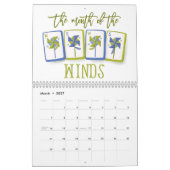 2026 Mahjong Time Wall Calendar カレンダー (3月 2027)