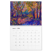 2026 Majestic Trees Calendar カレンダー (3月 2026)