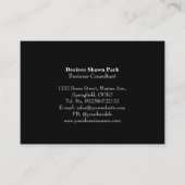 2026 Mini POCKET Calendar SUNDAY Start BLACK 名刺 (正面)