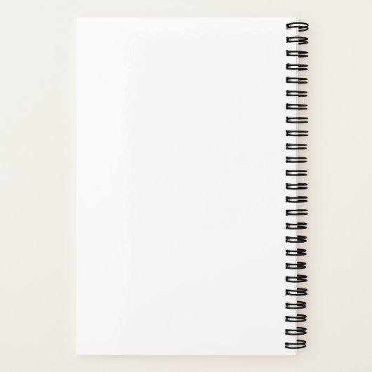 2026 Minimal Silhouette Journal for Reflection ノートブック (裏面)