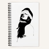 2026 Minimal Silhouette Journal for Reflection ノートブック (正面)