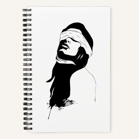 2026 Minimal Silhouette Journal for Reflection ノートブック (正面)