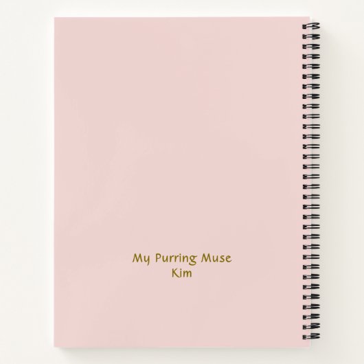 2026 Minimalist Gratitude Journal Spiral Notebook ノートブック (裏面)