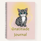 2026 Minimalist Gratitude Journal Spiral Notebook ノートブック (正面)