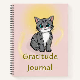 2026 Minimalist Gratitude Journal Spiral Notebook ノートブック