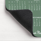 2026 Minimalist Modern Sage Green Desk Calendar マウスパッド (コーナー)