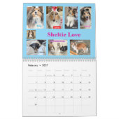 2026 Minnesota Sheltie Rescue Calendar カレンダー (2月 2027)