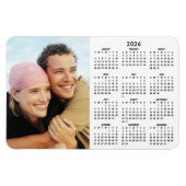 2026 Modern Calendar Photo Magnet マグネット (横)