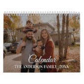 2026 Modern Custom Family Photo Calendar – Create カレンダー (カバー)