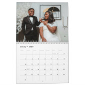  2026 Modern Elegant Wedding Photo Newlyweds カレンダー (1月 2027)