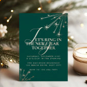 2026 Modern Minimal Classic Typography New Years 箔招待状