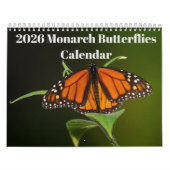 2026 Monarch Butterflies Calendar カレンダー (カバー)