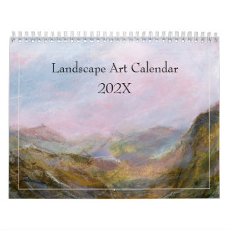 2026 Monthly Landscape Fine Art Painting  カレンダー