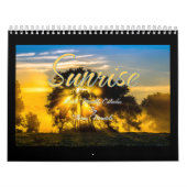 2026 Monthly Sunrise Calendar By Thomas Minutolo カレンダー (カバー)