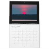 2026 Monthly Sunrise Calendar By Thomas Minutolo カレンダー (2月 2027)