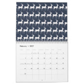 2026 Monthly Wall Calendar - Seasonal Minimalist カレンダー (2月 2027)