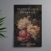 2026 moody floral bouquets カレンダー
