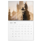 2026 Morning in the Prague Calendar カレンダー (3月 2026)