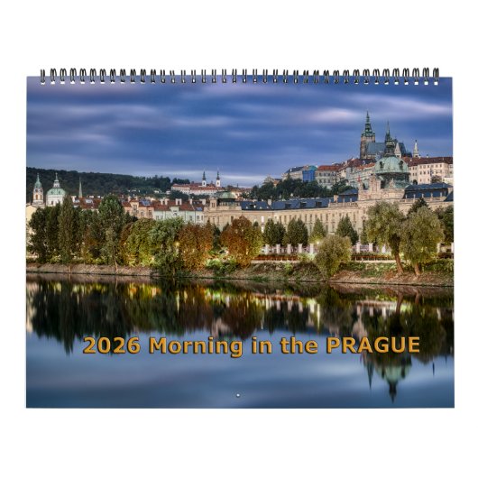 2026 Morning in the Prague Calendar カレンダー (カバー)