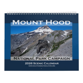 2026 Mount Hood National Park Campaign Calendar カレンダー