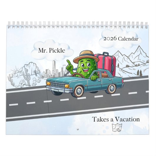 2026 Mr Pickle Takes a Vacation カレンダー (カバー)