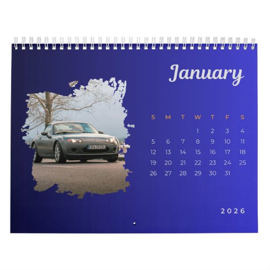 2026 MX-5 Miata Calendar カレンダー (カバー)