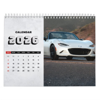 2026 MX-5 Miata Vol 2 Calendar カレンダー