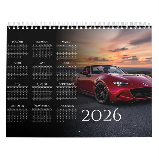 2026 MX-5 Miata Vol 2 Calendar カレンダー (カバー)