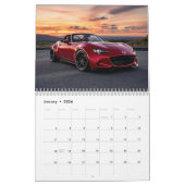 2026 MX-5 Miata Vol 2 Calendar カレンダー (1月 2026)