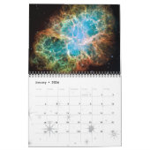 2026 NASA Space Nebulae Astronomy Stars Calendar カレンダー (1月 2026)