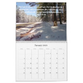 2026 Nature's Blessings Calendar カレンダー (1月 2026)